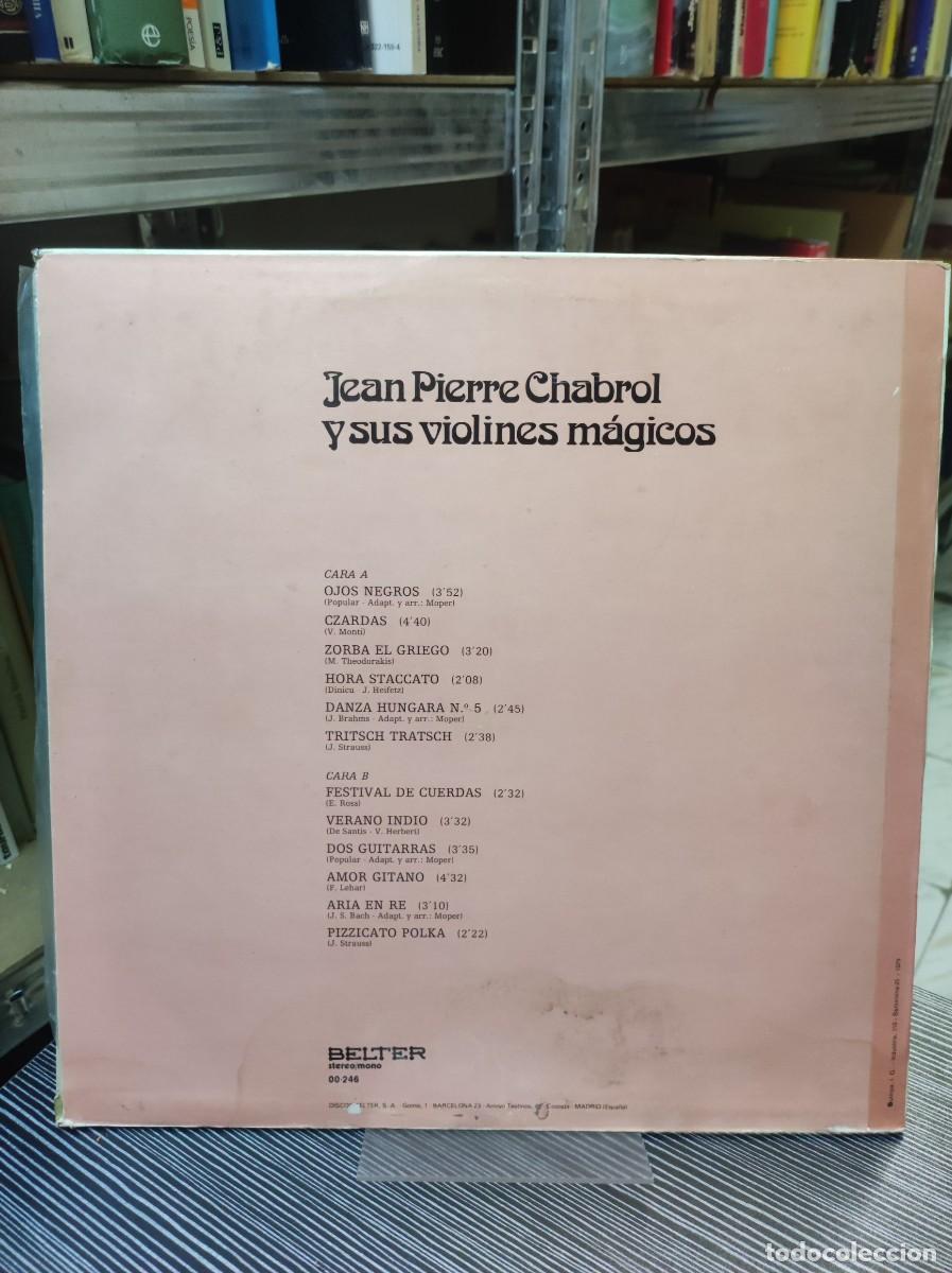 Discos de vinilo: Jean Pierre Chabrol &ndash; Y Sus Violines M&aacute;gicos - Foto 2