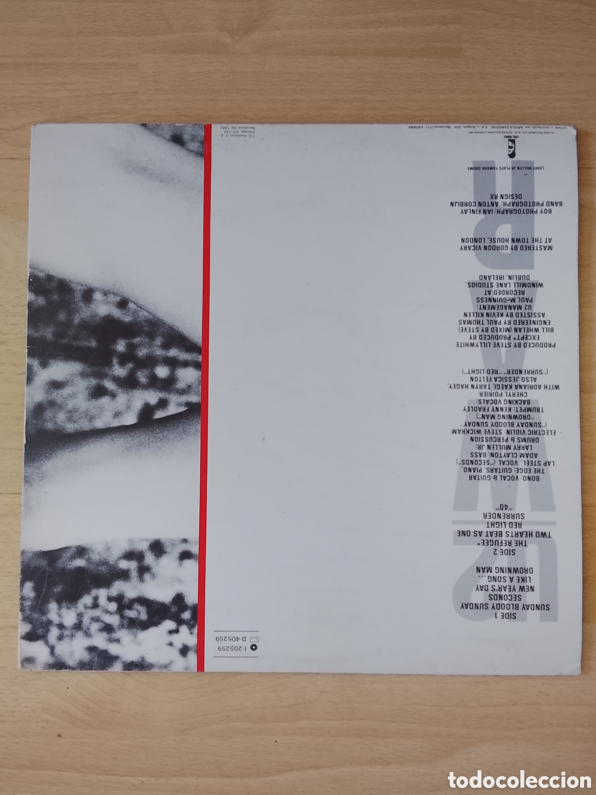 Discos de vinilo: U2 war vinilo 1983 Ariola - Foto 2