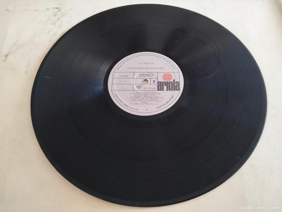 Discos de vinilo: DISCO LP, LA TRINCA, SINANIMUS MOLESTANDI - ARIOLA 1985 - Foto 5
