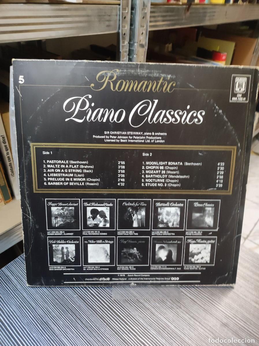 Discos de vinilo: PIANO CLASSICS ROMANTIC - Foto 2