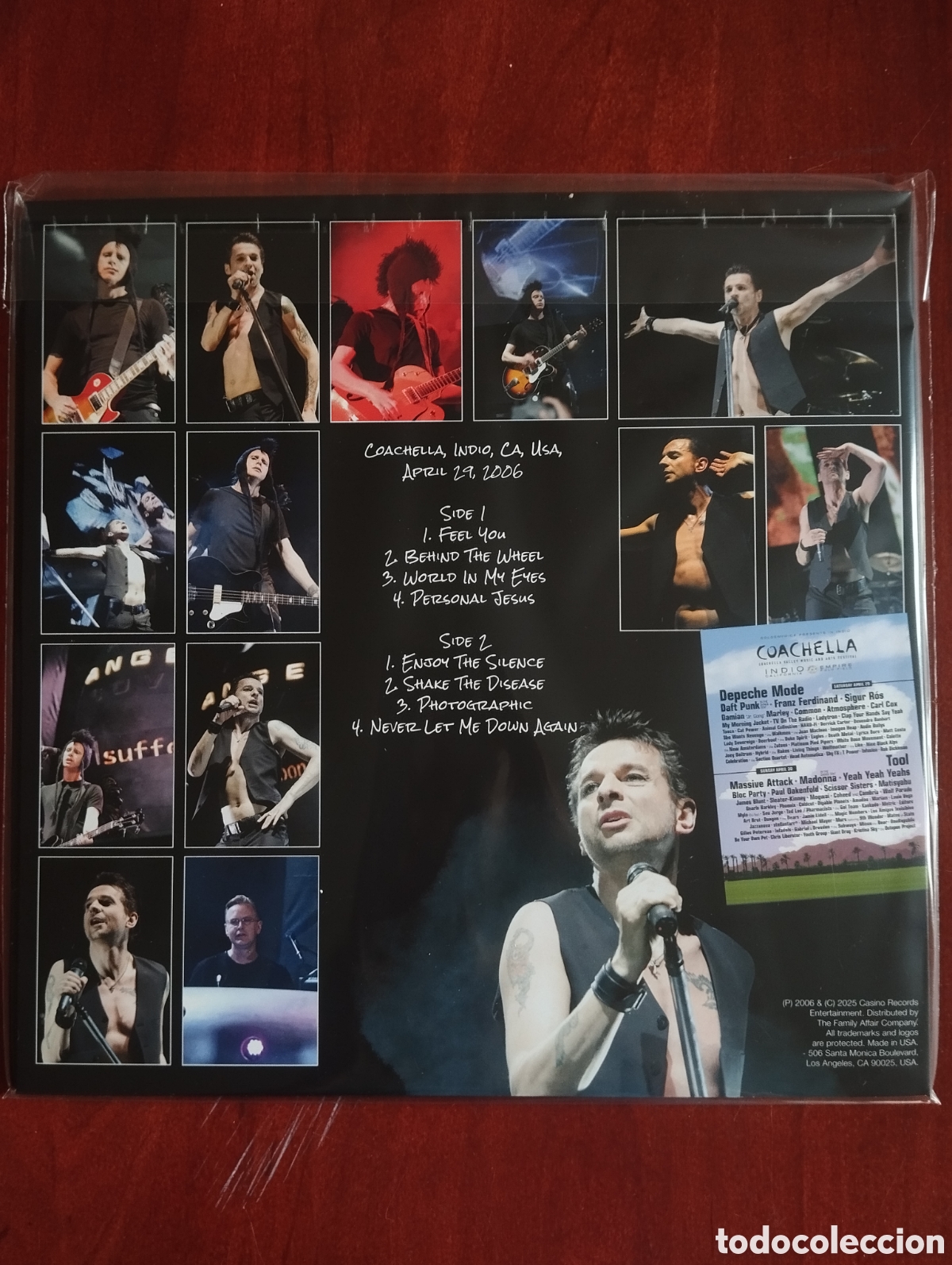 Discos de vinilo: Depeche Mode - Coachella 2006 - LP - Foto 3