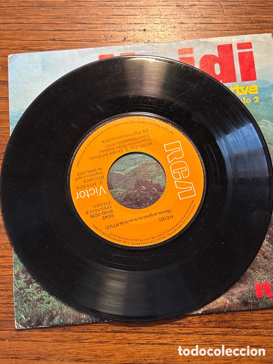 Discos de vinilo: DISCO DE HEIDI -BANDA ORIGINAL DE LA SERIE RE RTVE- - Foto 2