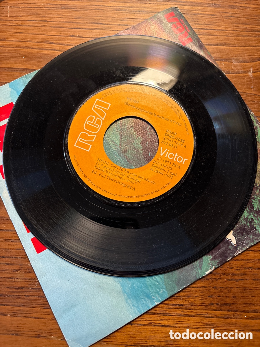 Discos de vinilo: DISCO DE HEIDI -BANDA ORIGINAL DE LA SERIE RE RTVE- - Foto 4