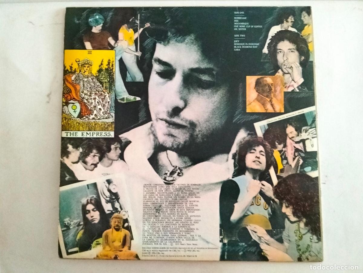 Discos de vinilo: DISCO LP, BOB DYLAN-DESIRE, CBS 1975 - Foto 2
