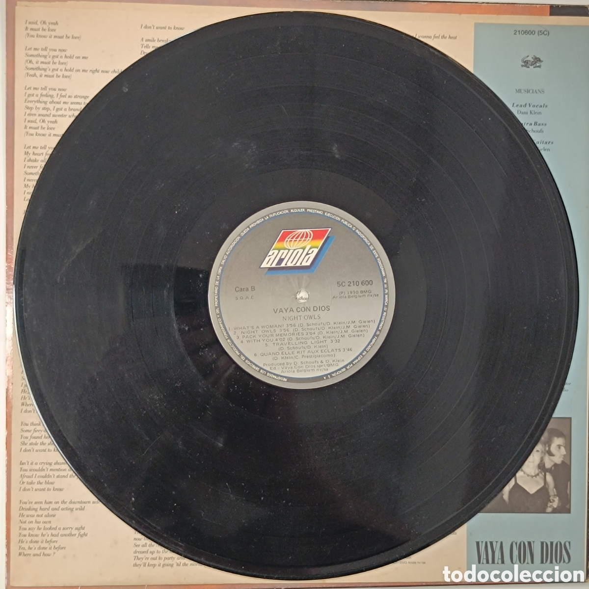 Discos de vinilo: Vaya Con Dios LP Night Owls (Spain) - Foto 5