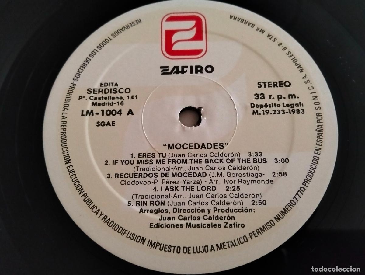 Discos de vinilo: DISCO LP, MOCEDADES, NOVOLA 1983 - Foto 4