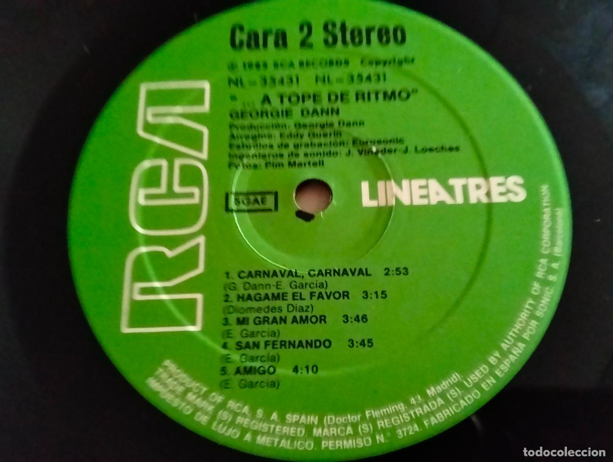 Discos de vinilo: DISCO LP, GEORGIE DANN, RCA 1983 - Foto 6