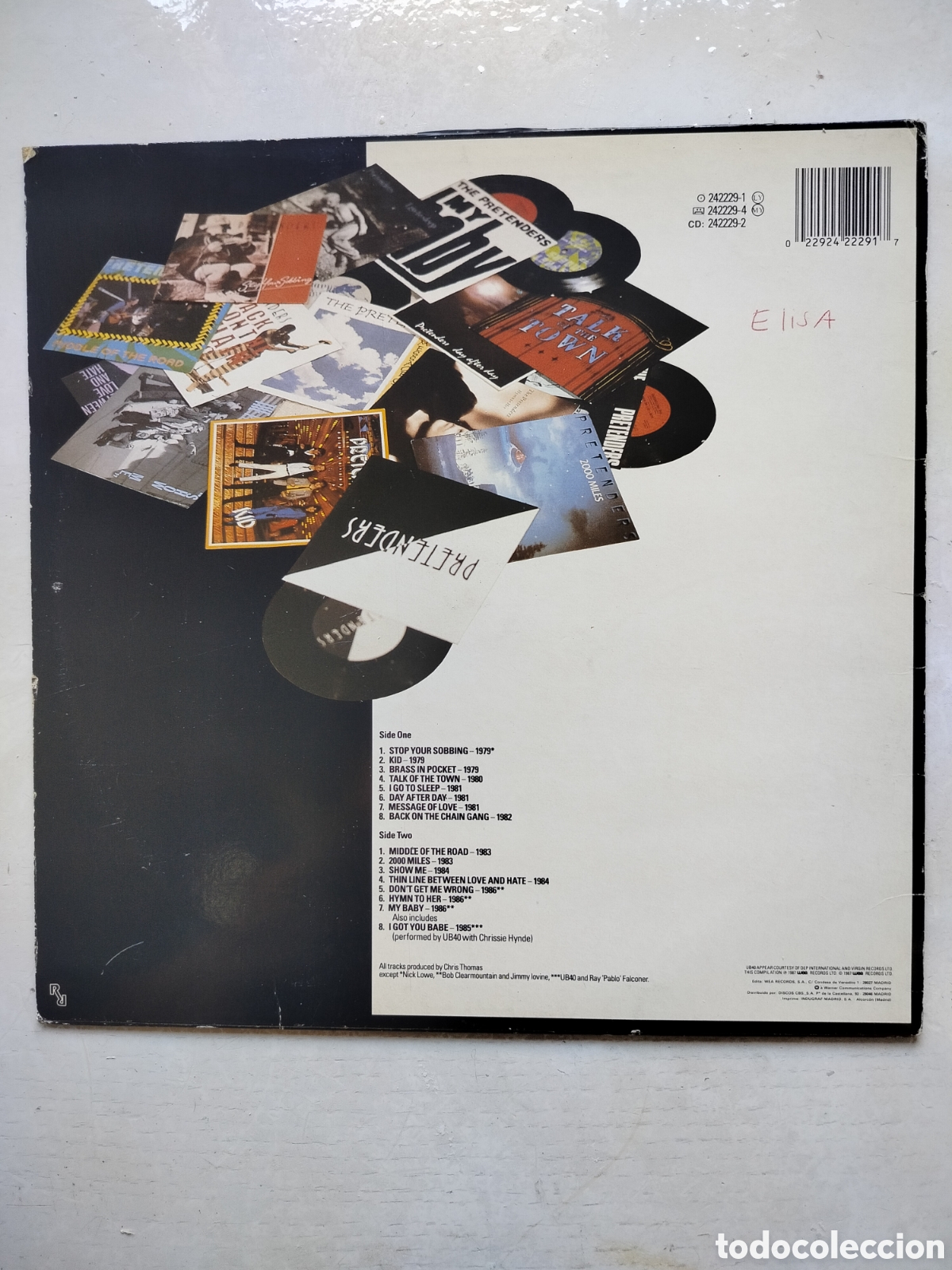Discos de vinilo: Pretenders LP The Singles - Foto 2