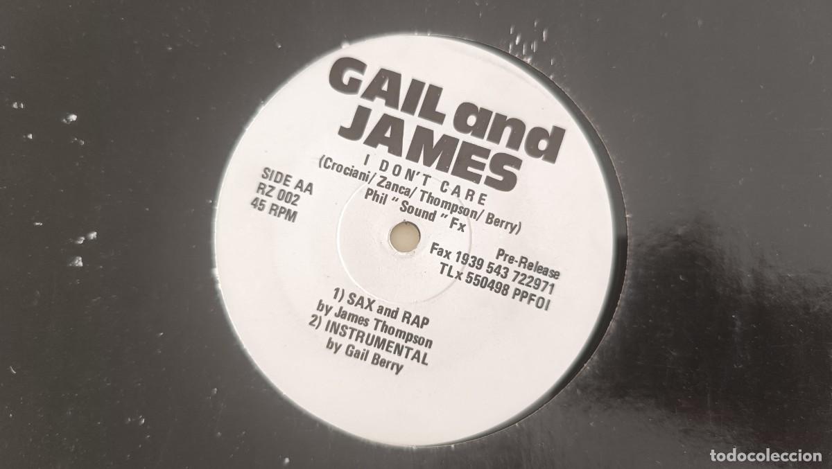Discos de vinilo: Gail And James &lrm;&ndash; I Dont Care - Foto 1