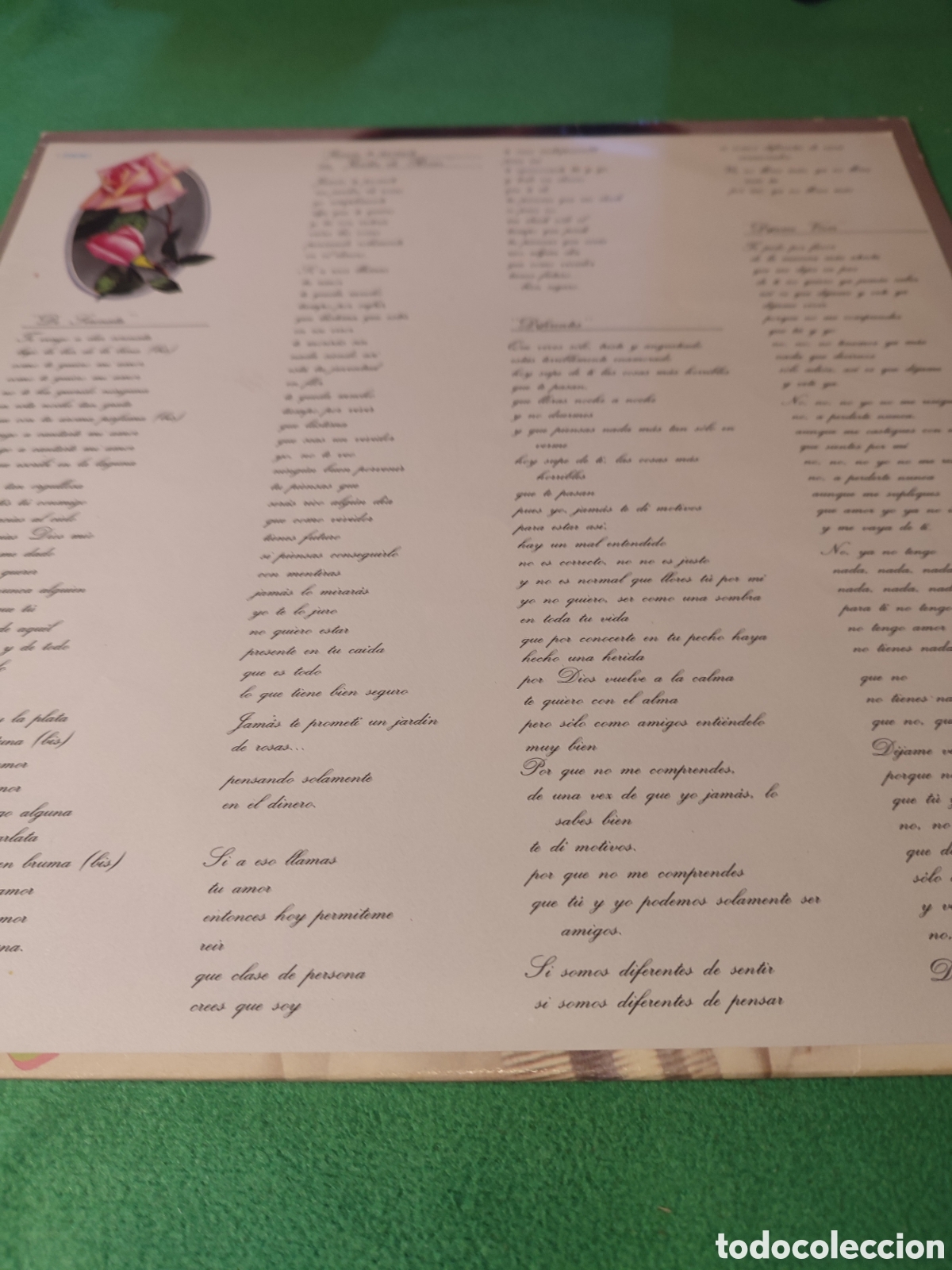 Discos de vinilo: Roc&iacute;o Durcal - Jard&iacute;n de rosas - Foto 2
