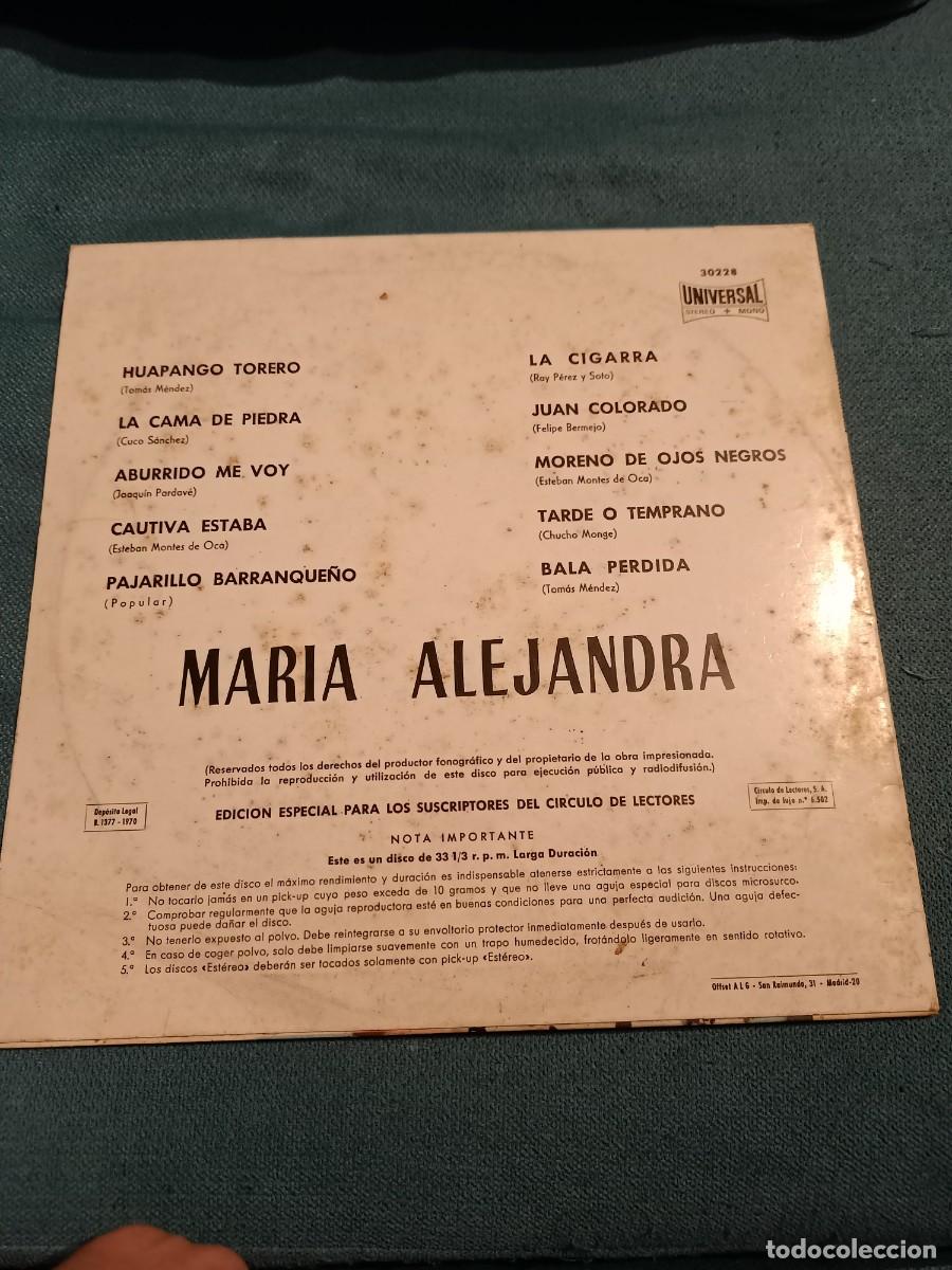 Discos de vinilo: recopilatorio maria alejandra - Foto 2