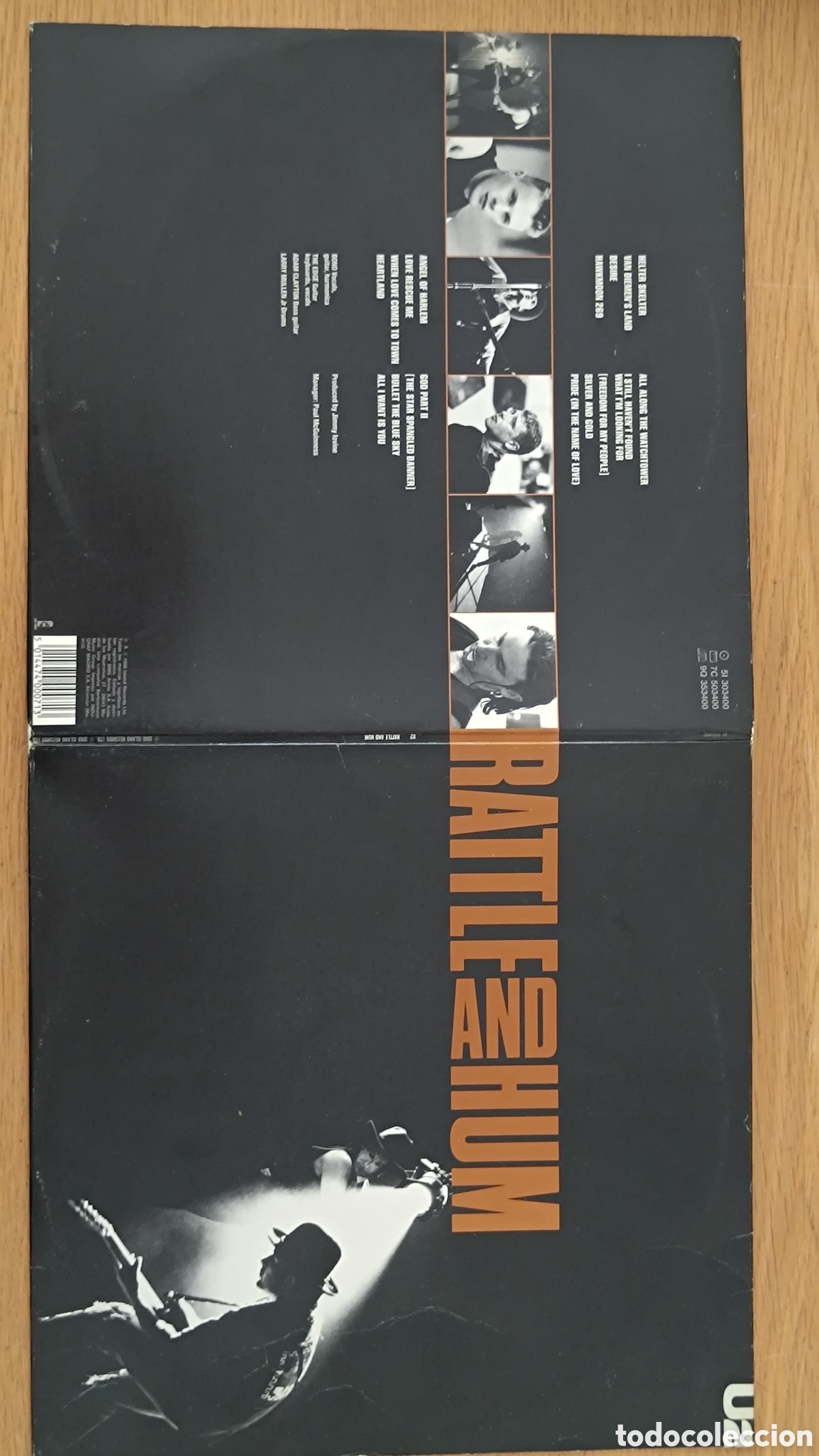 Discos de vinilo: U2 2 LPs Rattle And Hum - Foto 3