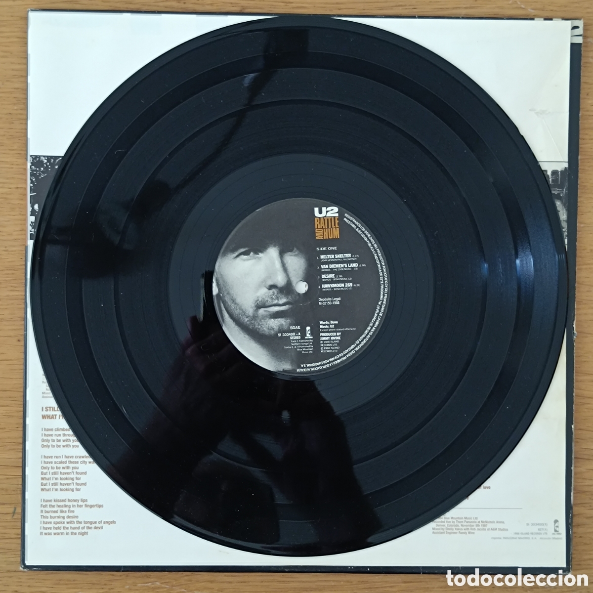 Discos de vinilo: U2 2 LPs Rattle And Hum - Foto 5