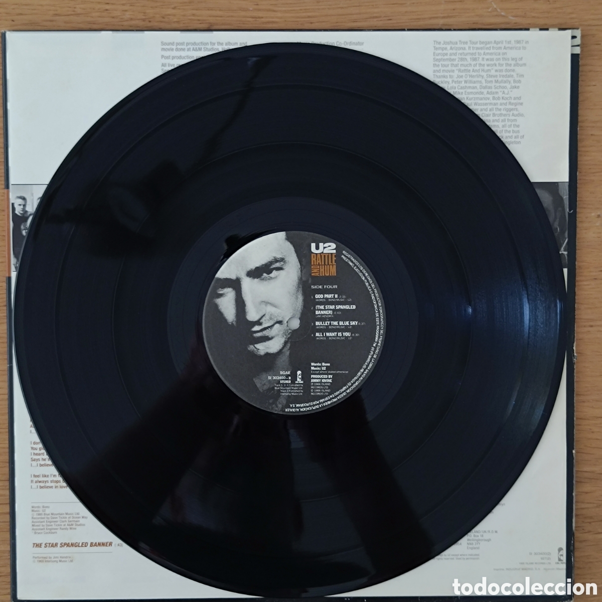 Discos de vinilo: U2 2 LPs Rattle And Hum - Foto 10
