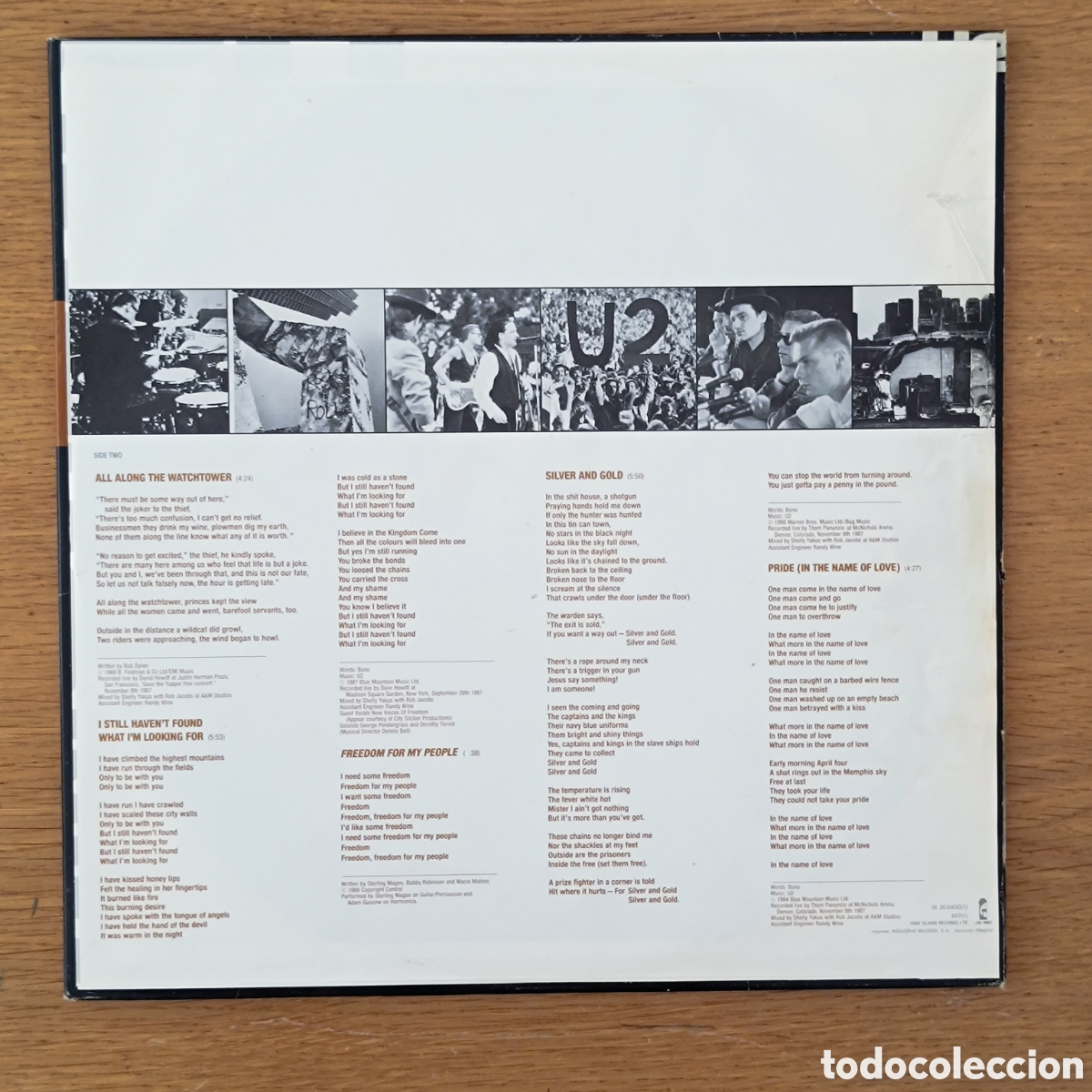 Discos de vinilo: U2 2 LPs Rattle And Hum - Foto 11