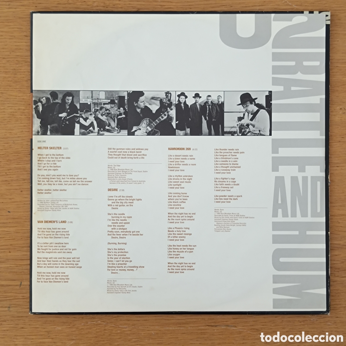Discos de vinilo: U2 2 LPs Rattle And Hum - Foto 12
