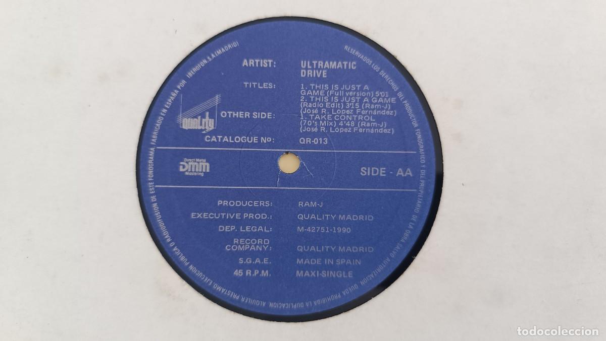 Discos de vinilo: Ultramatic Drive &ndash; This Is Just A Game - Foto 1