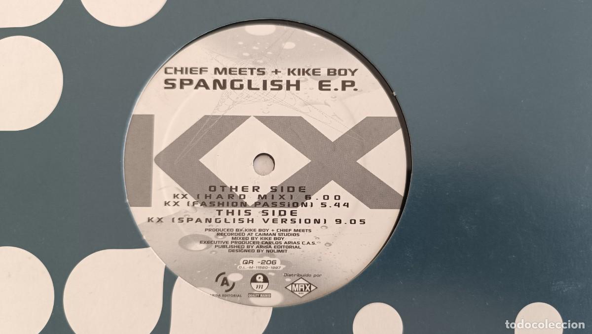 Discos de vinilo: Chief Meets Kike Boy &ndash; Spanglish E.P. - Foto 1