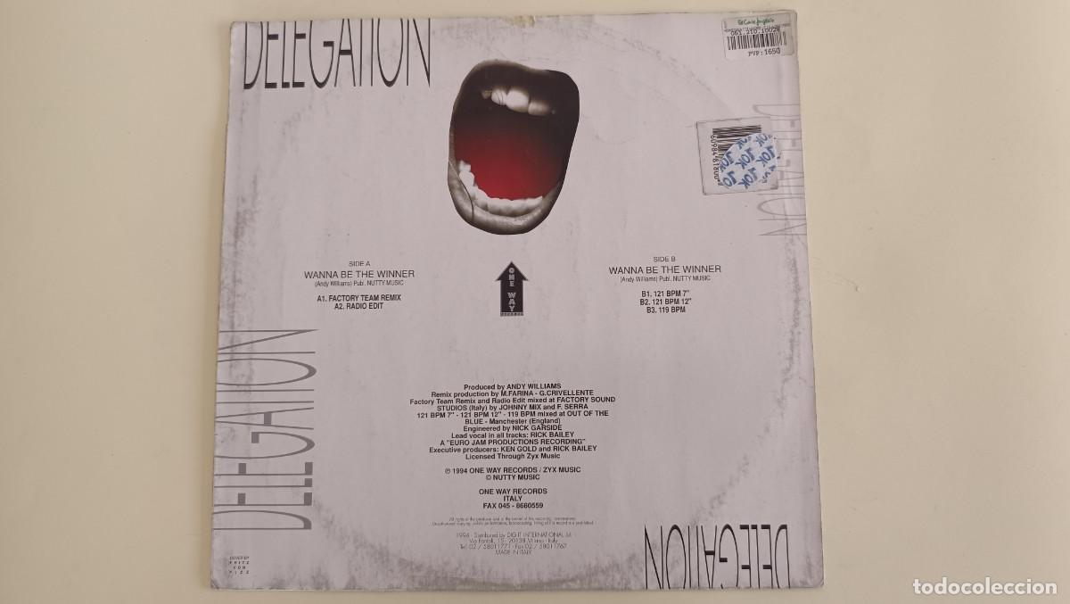 Discos de vinilo: Delegation &ndash; Wanna Be The Winner - Foto 2