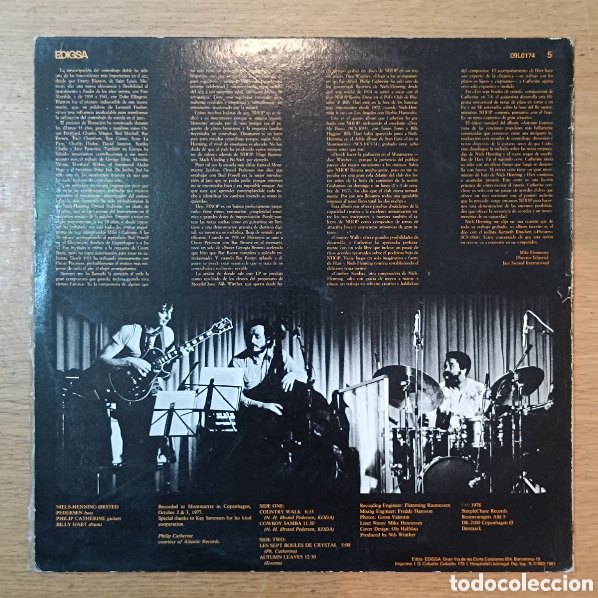 Discos de vinilo: Niels-Henning Orsted Pedersen LP Trio - Foto 2