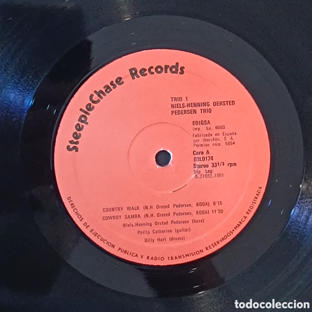 Discos de vinilo: Niels-Henning Orsted Pedersen LP Trio - Foto 4