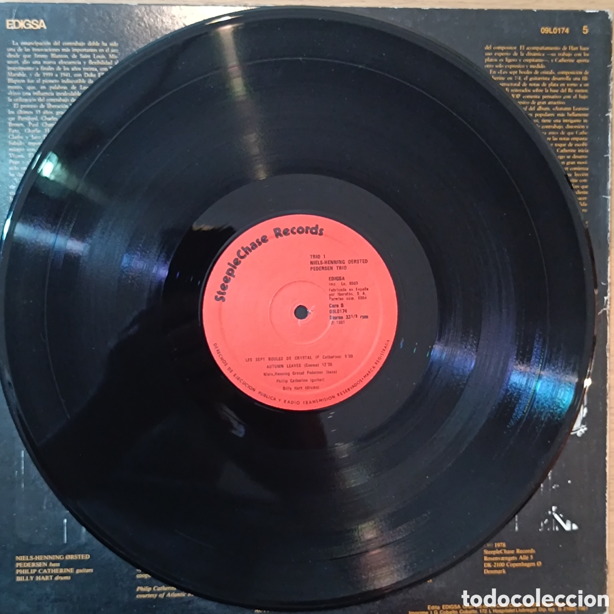 Discos de vinilo: Niels-Henning Orsted Pedersen LP Trio - Foto 5