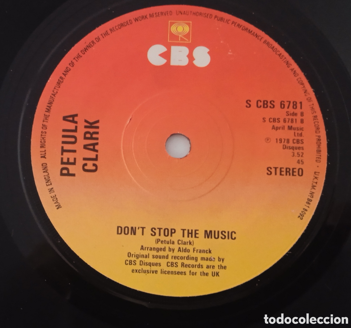 Discos de vinilo: PETULA CLARK - (Life is) just a dance with time (1978) single - Foto 2