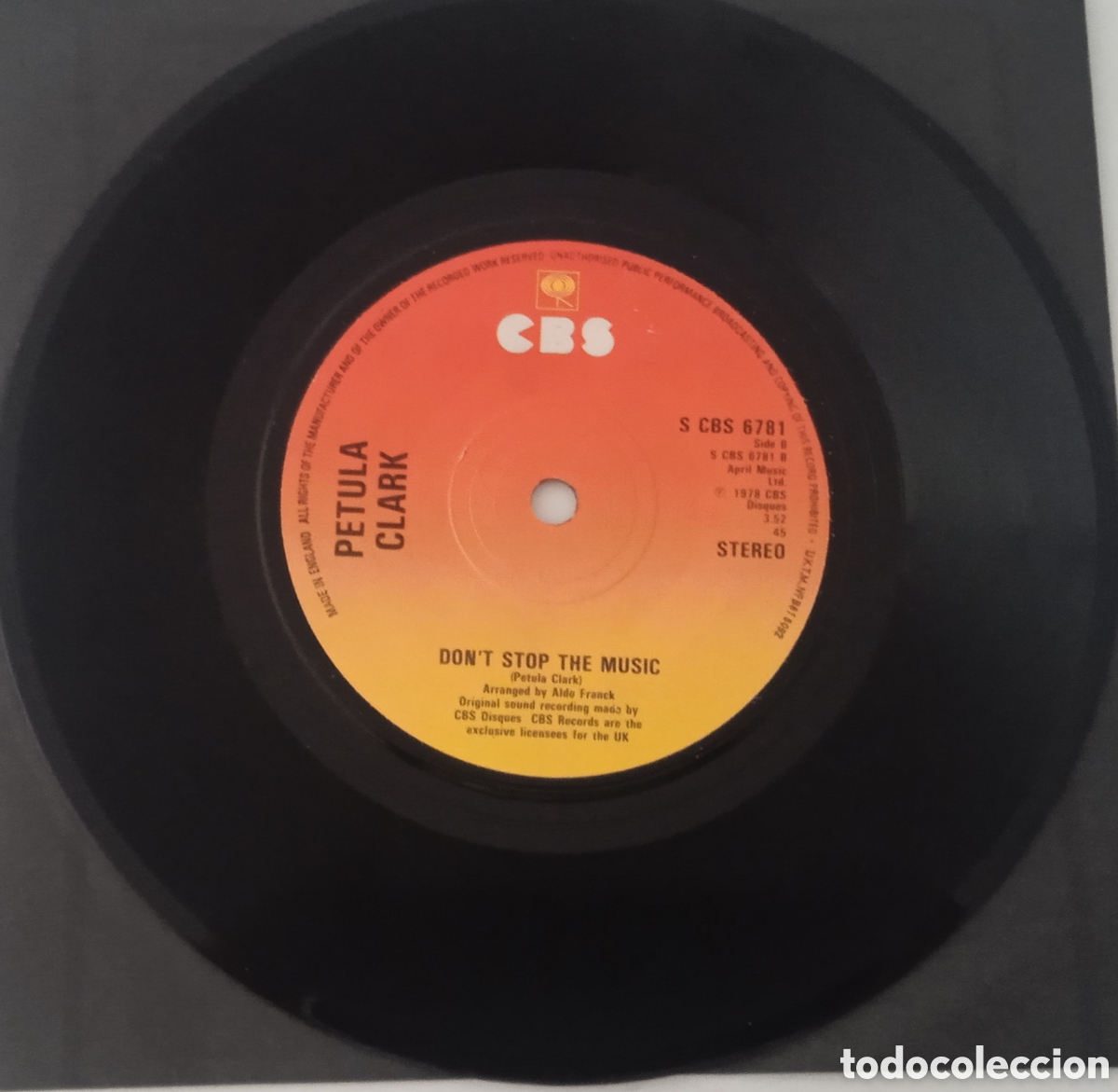 Discos de vinilo: PETULA CLARK - (Life is) just a dance with time (1978) single - Foto 4