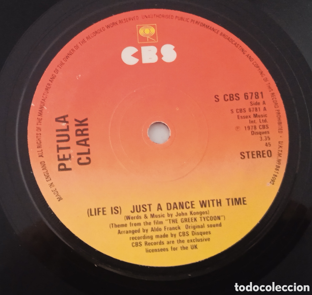 Discos de vinilo: PETULA CLARK - (Life is) just a dance with time (1978) single - Foto 1