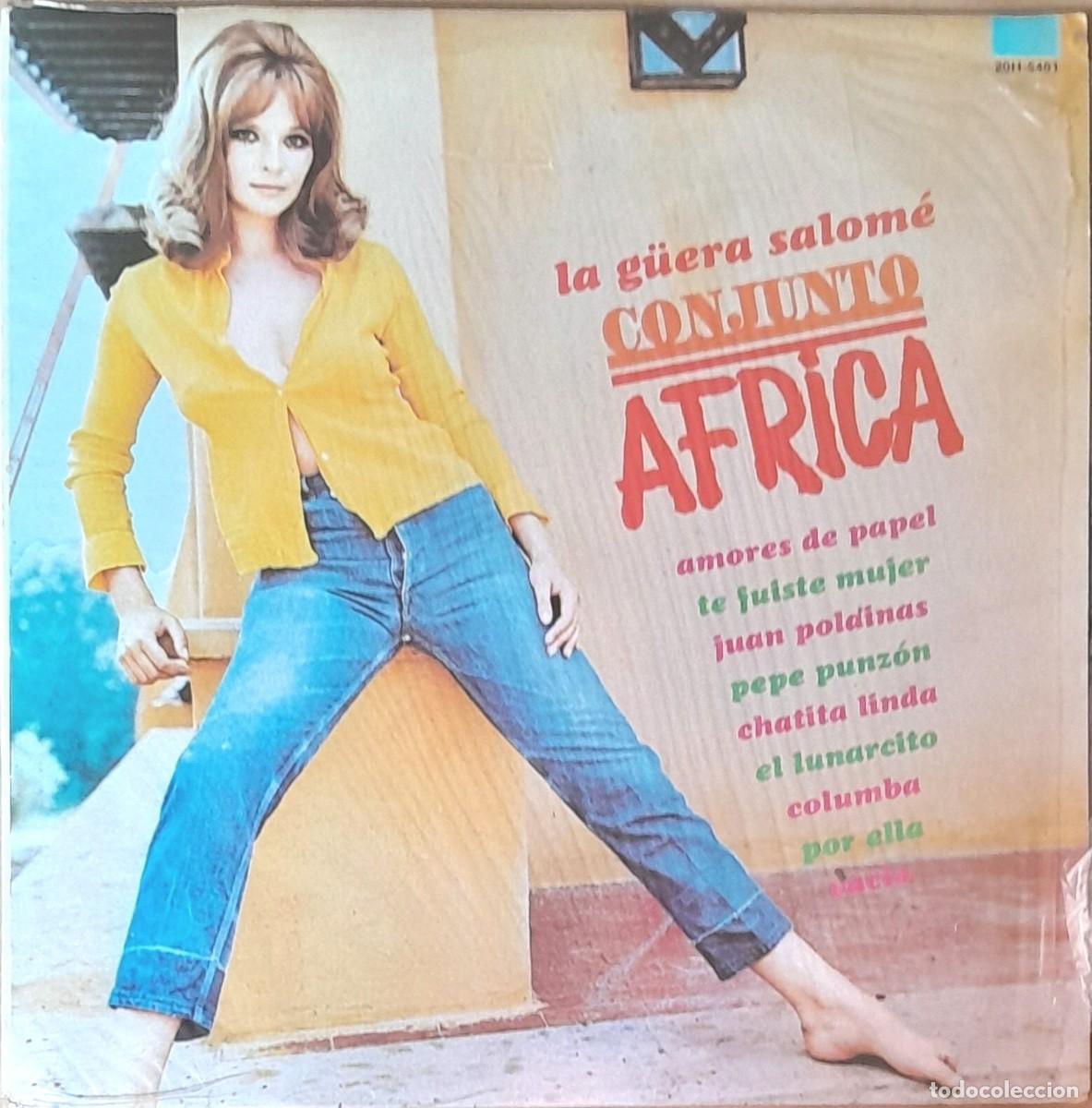 Discos de vinil: Conjunto &Aacute;frica. LP. Stereo. Vinilo. 1988.