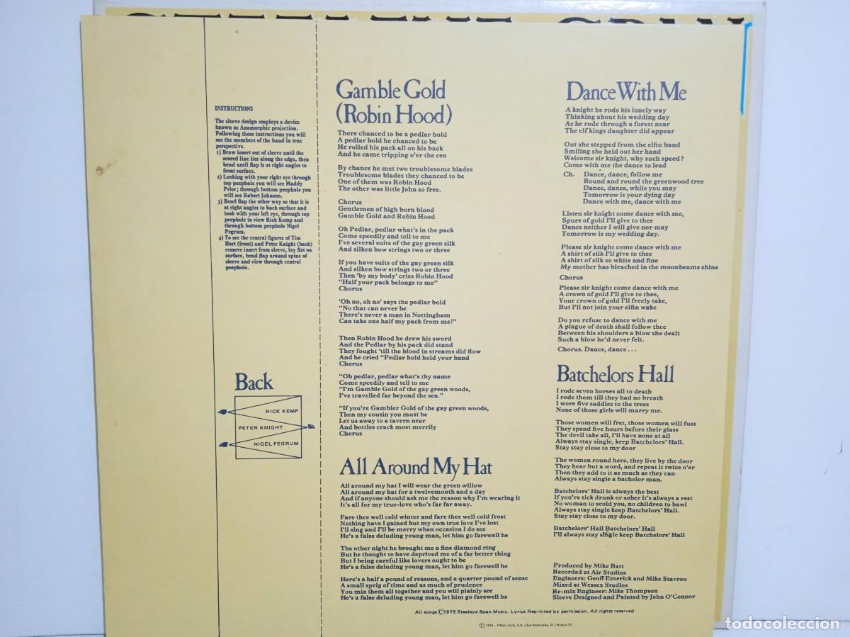 Discos de vinilo: Steeleye Span - All Around My Hat - LP - 1981 - Ed. Espa&ntilde;ola - Foto 3