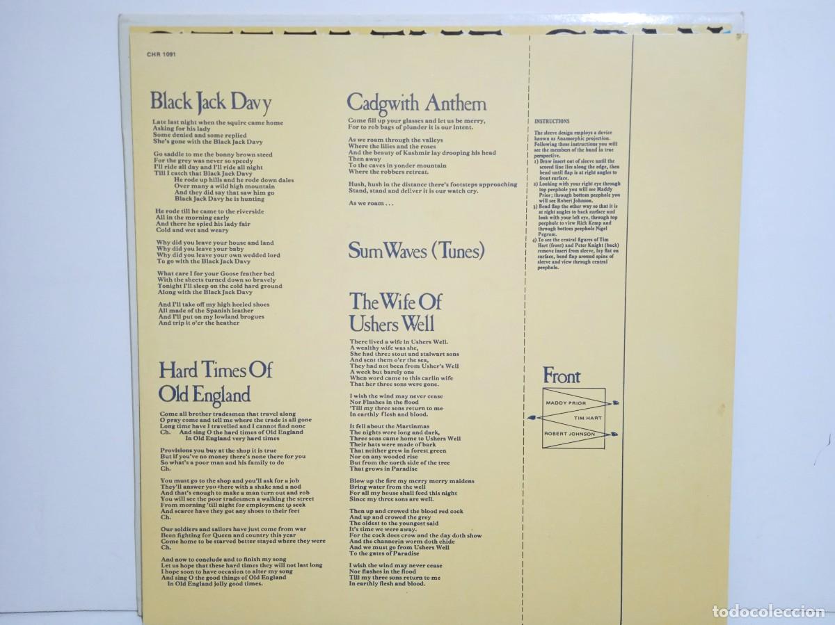 Discos de vinilo: Steeleye Span - All Around My Hat - LP - 1981 - Ed. Espa&ntilde;ola - Foto 4