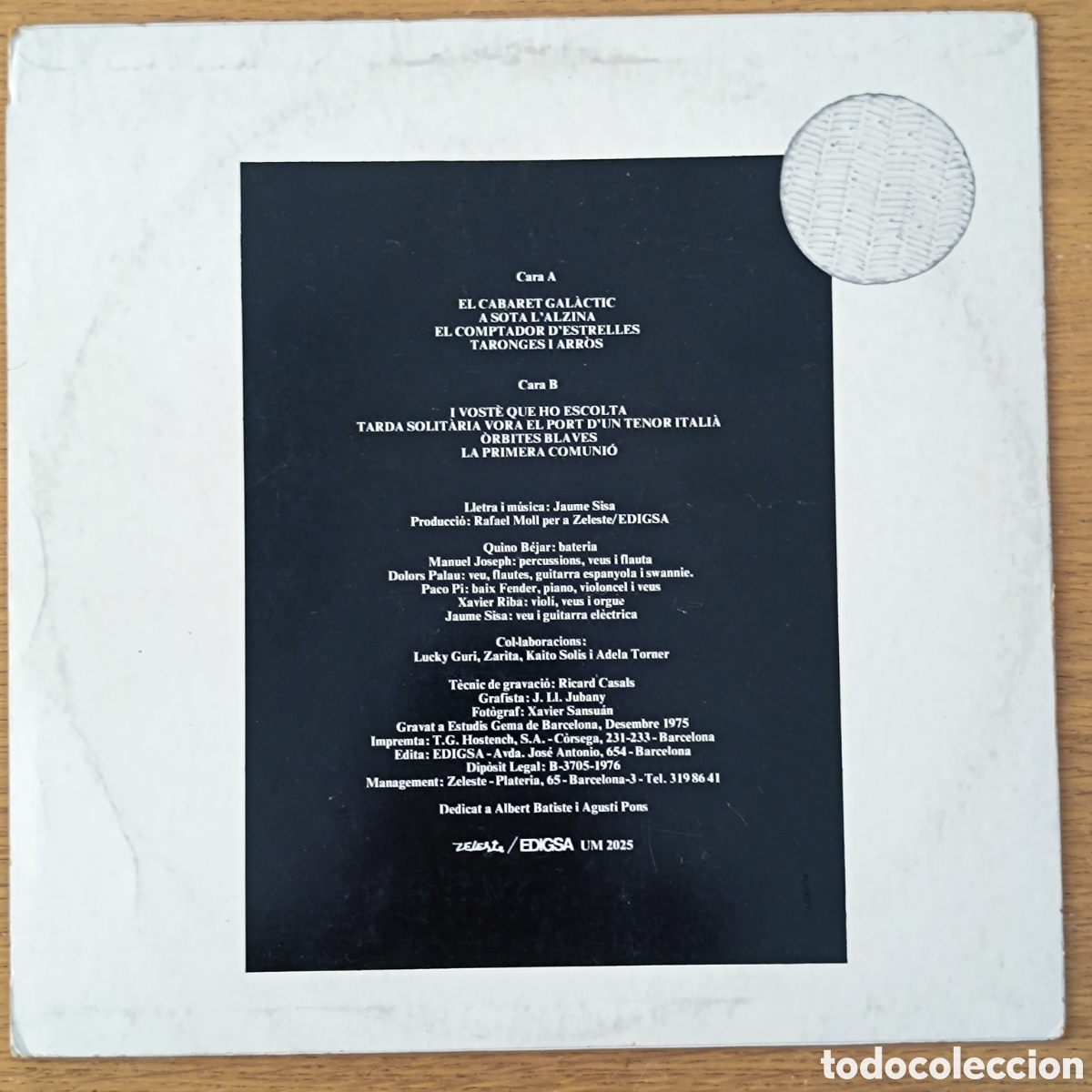Discos de vinilo: Sisa LP Galeta Gal&aacute;ctica - Foto 2