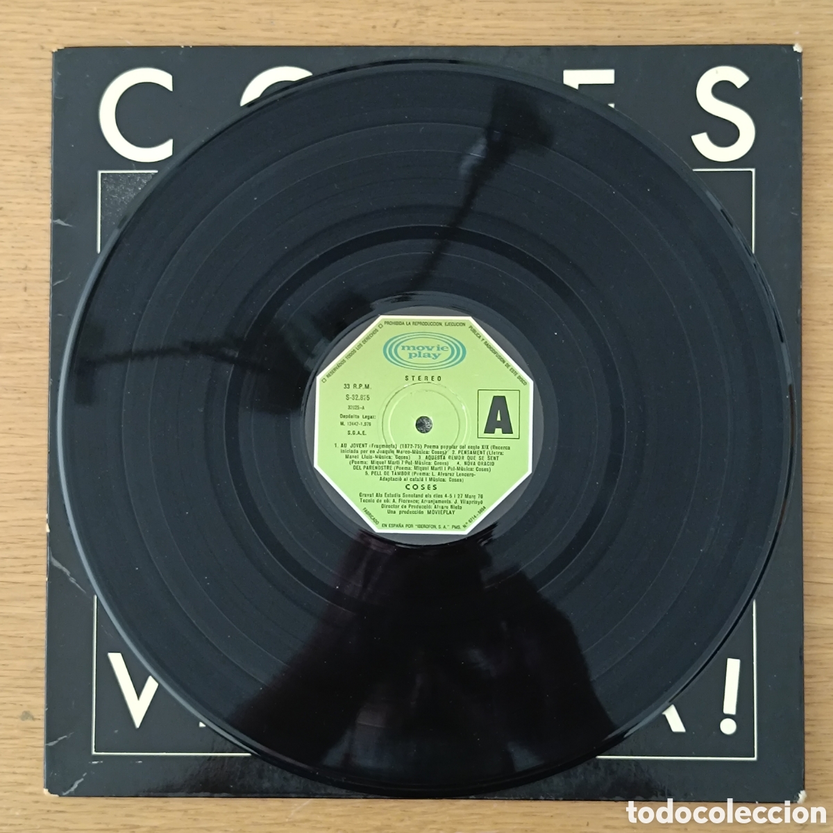 Discos de vinilo: Coses LP V&iacute;a Fora! (Spain 1975) - Foto 5
