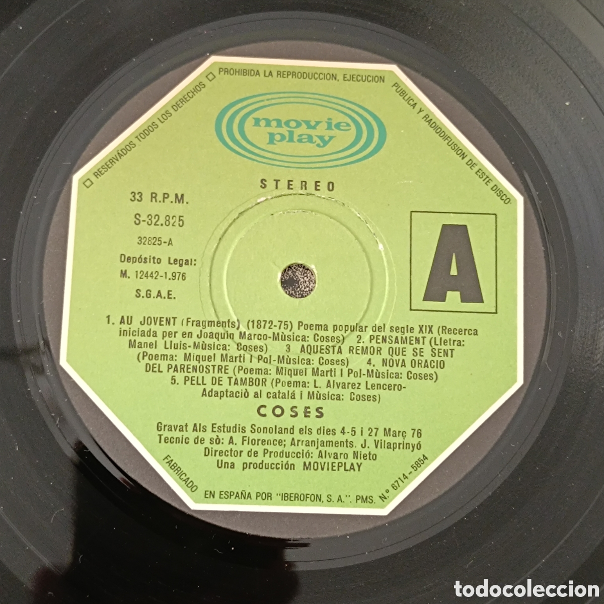 Discos de vinilo: Coses LP V&iacute;a Fora! (Spain 1975) - Foto 6