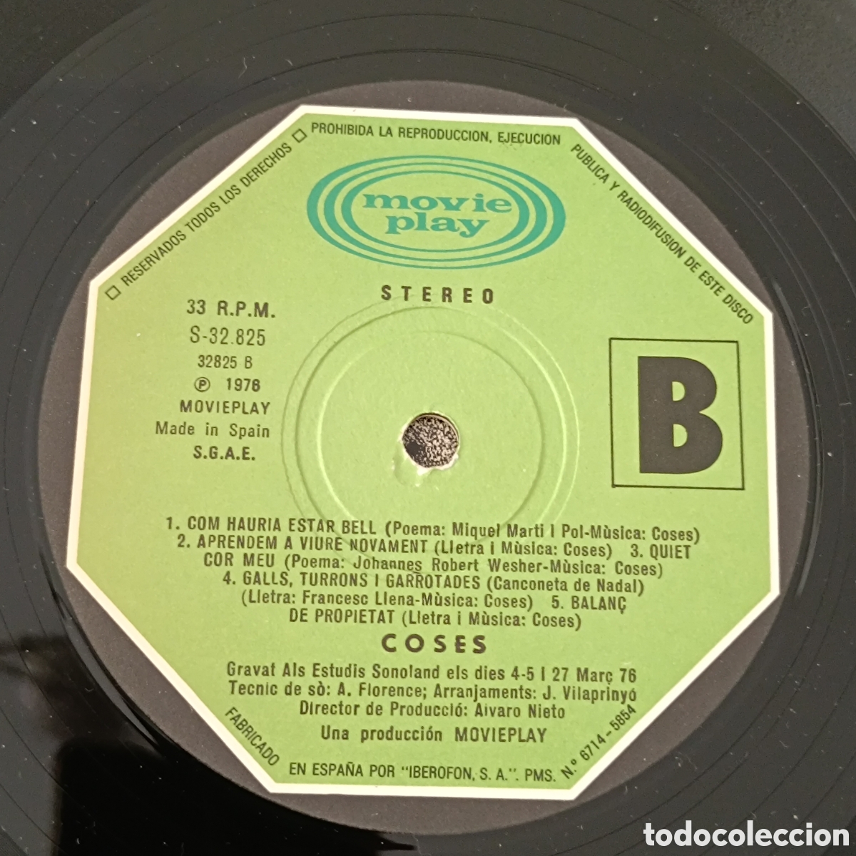 Discos de vinilo: Coses LP V&iacute;a Fora! (Spain 1975) - Foto 8