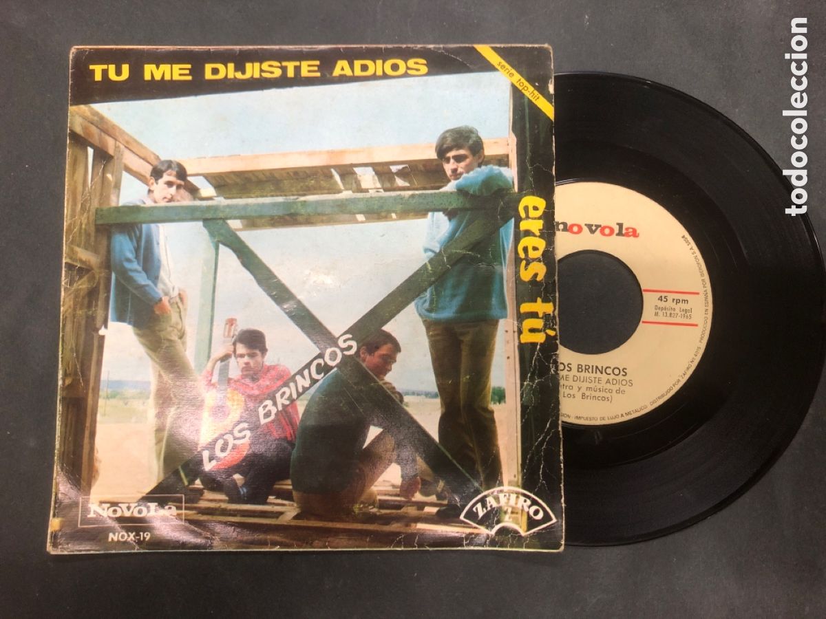 Discos de vinilo: SINGLE LOS BRINCOS / TU ME DIJESTE ADIOS / ERES TU - Foto 1