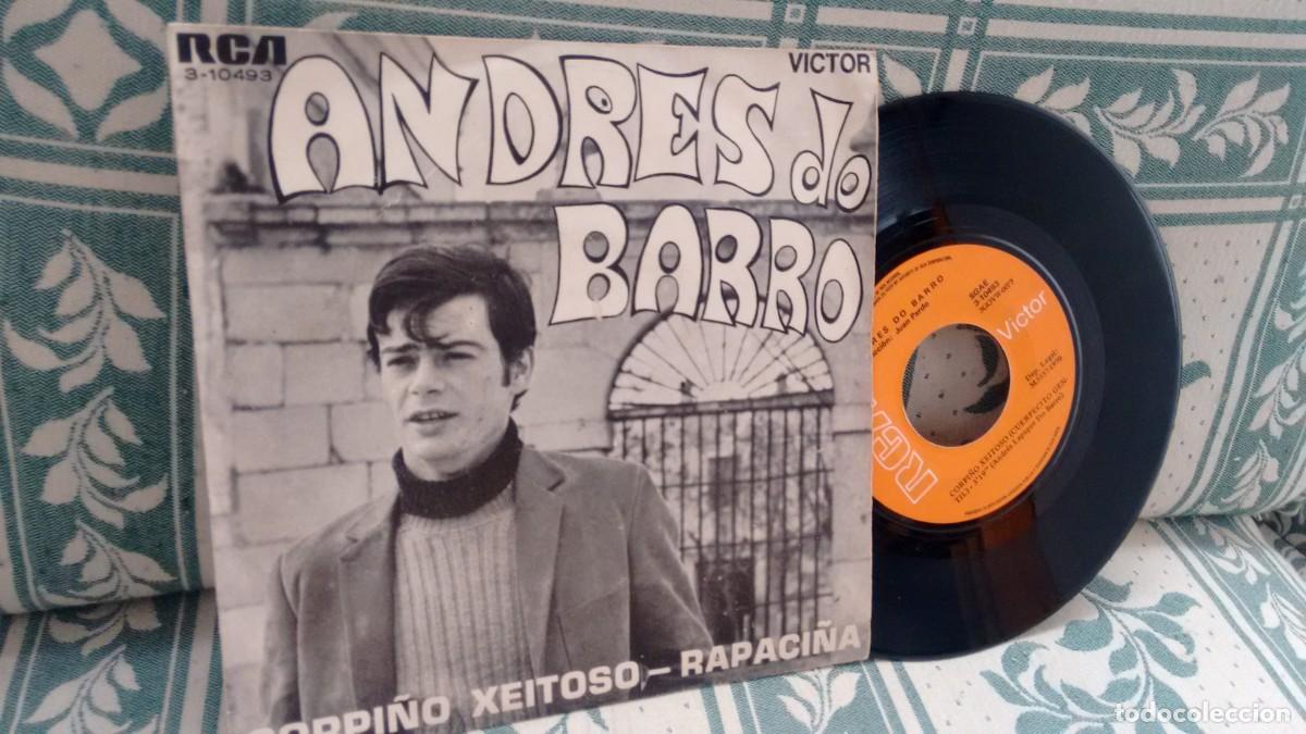 Discos de vinilo: Single ( vinilo) de AN DRES DO BARFRO A&Ntilde;OS 70 - Foto 1