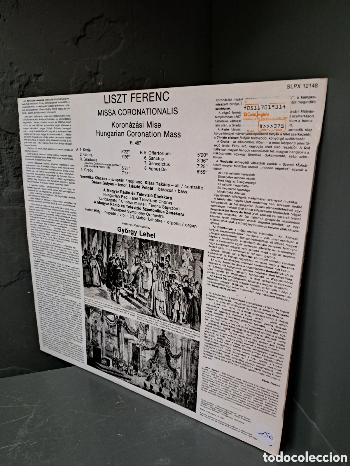 Discos de vinilo: Liszt. Misa Coronationalis - Foto 2