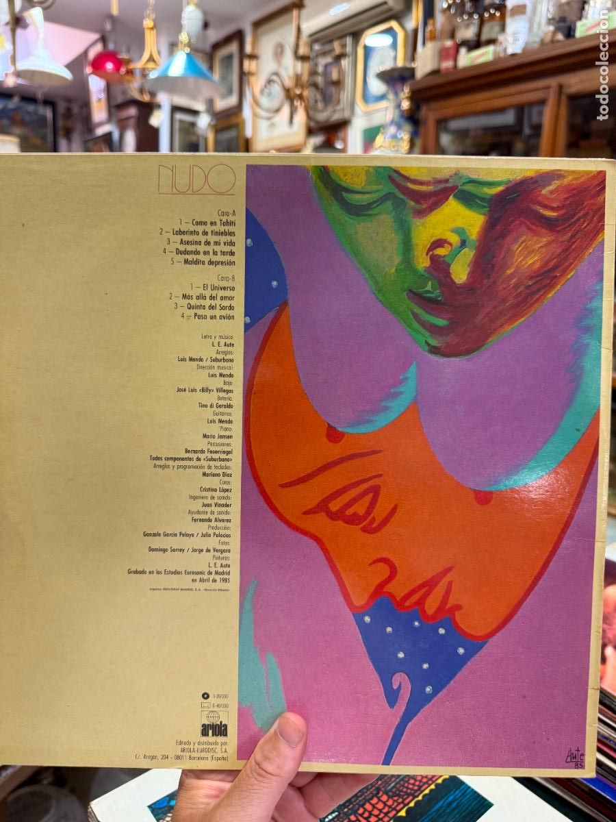 Discos de vinilo: LP LUIS EDUARDO AUTE - NUDO - Foto 2