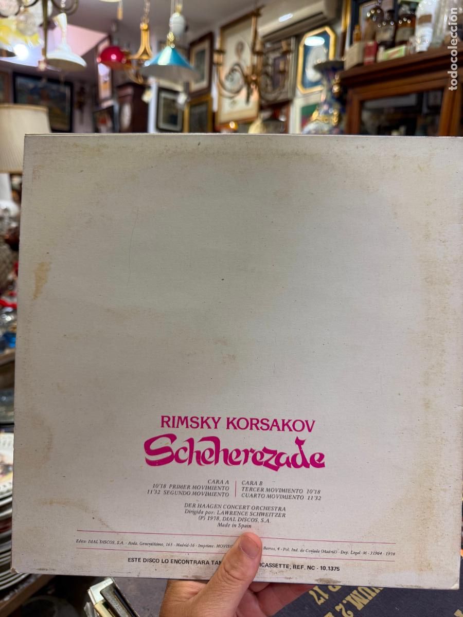 Discos de vinilo: LP SCHEHEREZADE - RIMSKY KORSAKOV - Foto 2