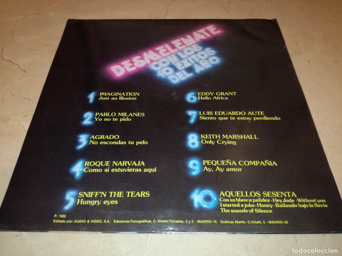 Discos de vinilo: DESMELENATE CON LOS 10 EXITOS DEL A&Ntilde;O-ORIGINAL 1982- - Foto 2