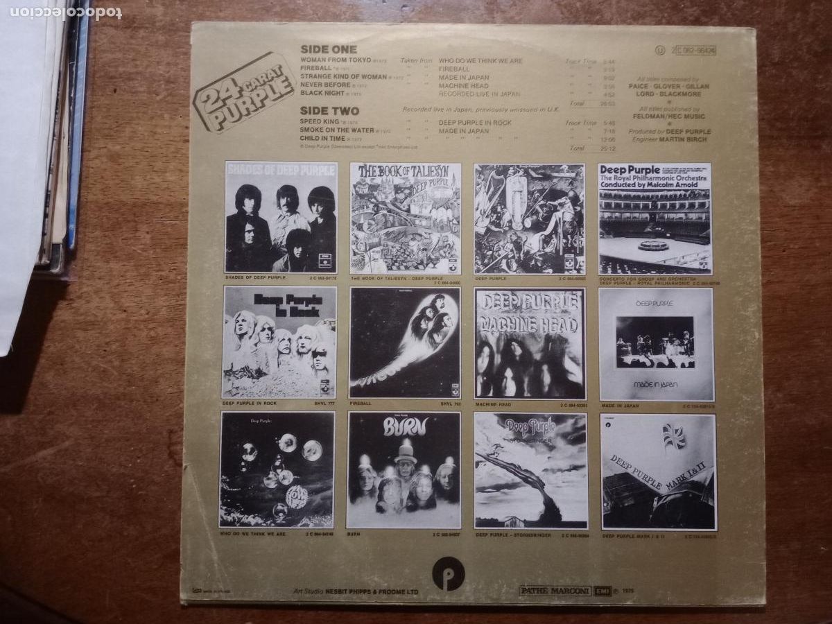 Discos de vinilo: Deep Purple - 24 Carat Purple - Foto 3