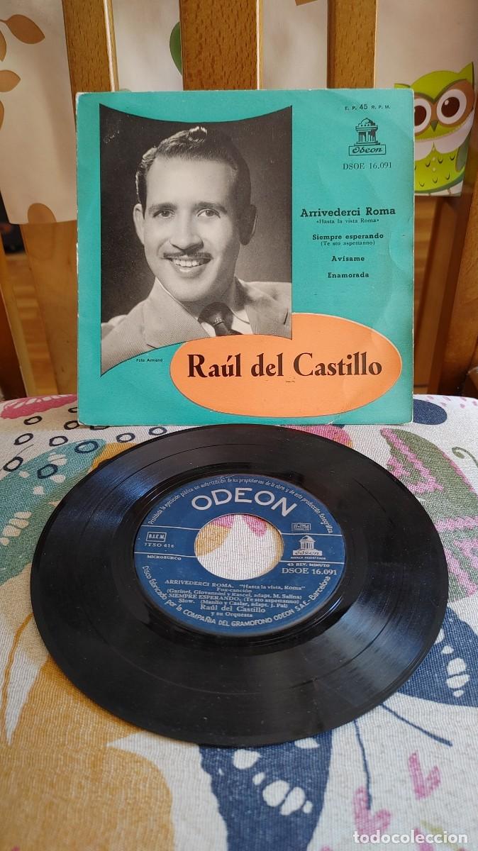 Discos de vinilo: RAUL DEL CASTILLO-EP ARRIVEDERCI ROMA +3 - Foto 1