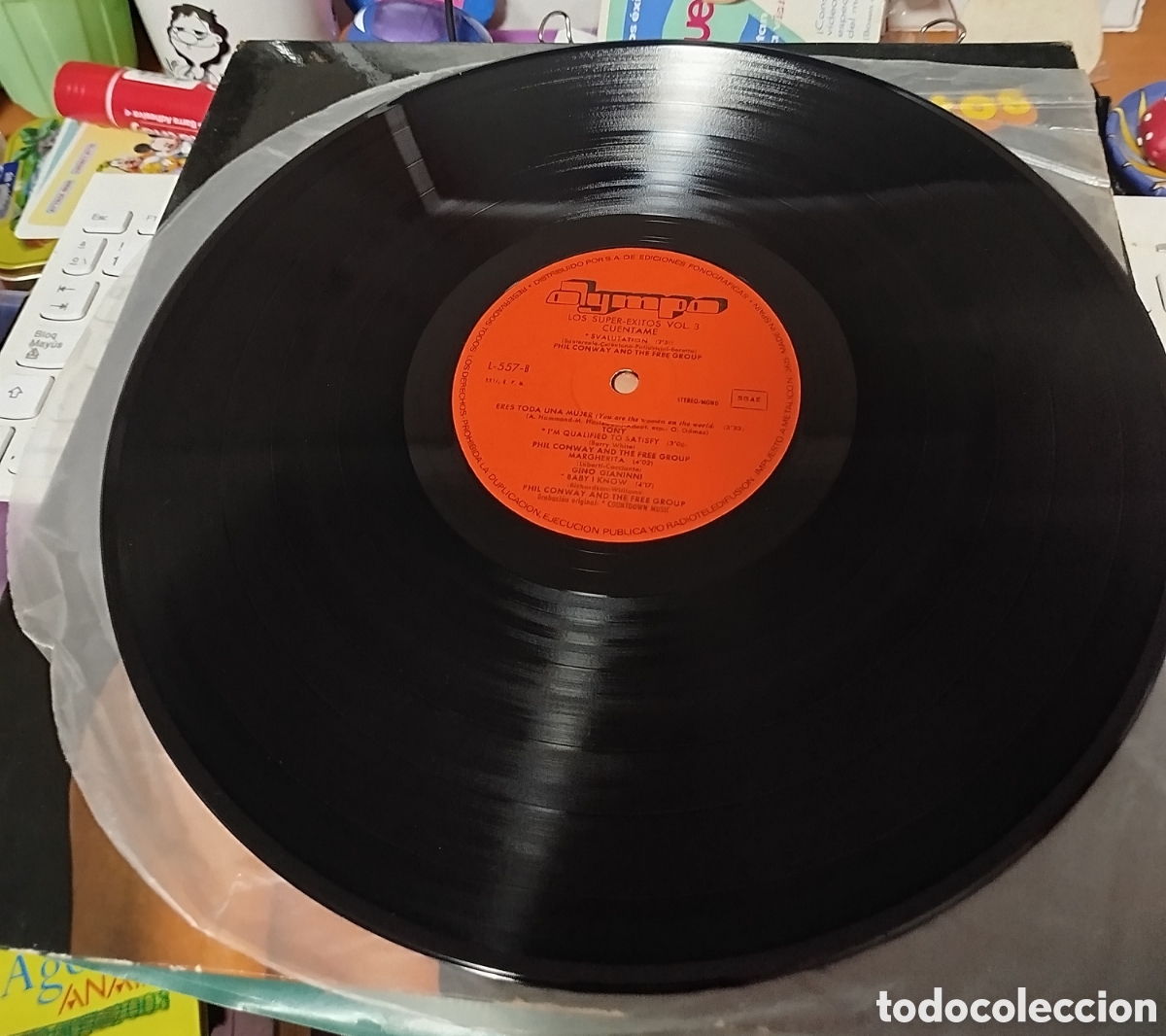 Discos de vinilo: Los Super-&Eacute;xitos Vol. 3 . VV.AA. - Foto 3