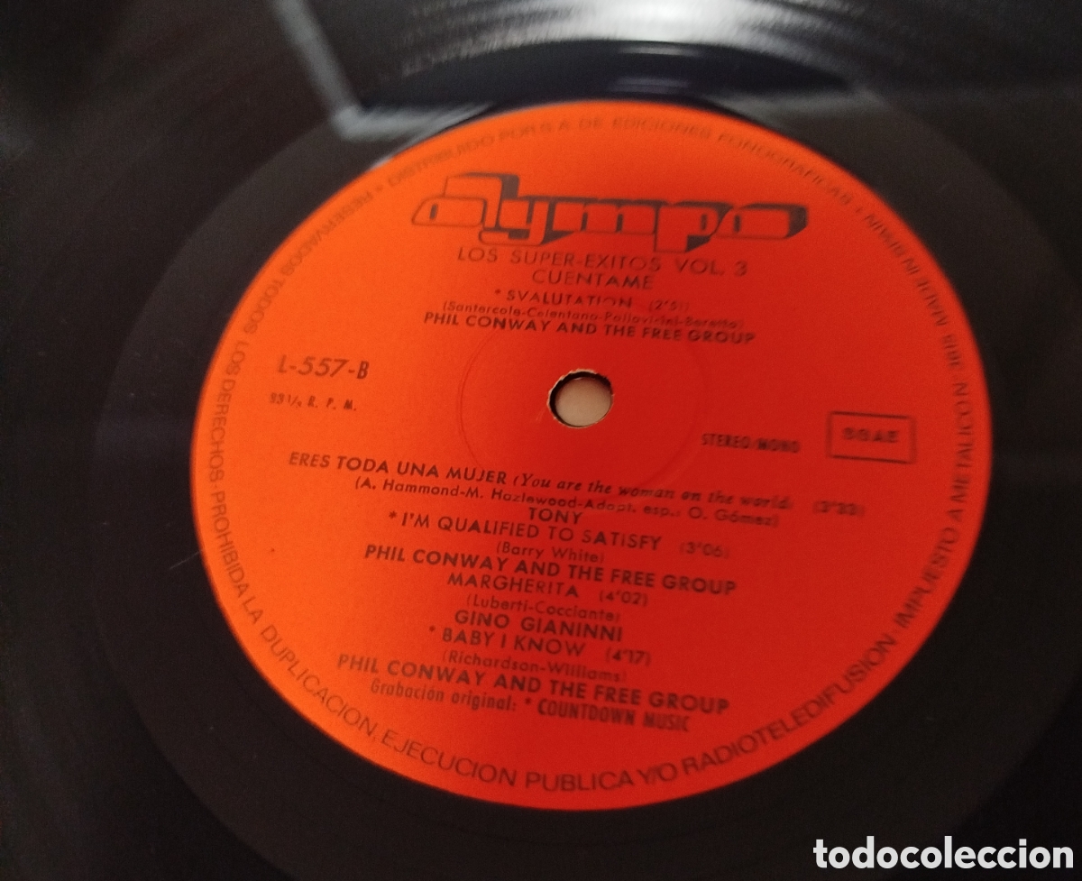 Discos de vinilo: Los Super-&Eacute;xitos Vol. 3 . VV.AA. - Foto 4