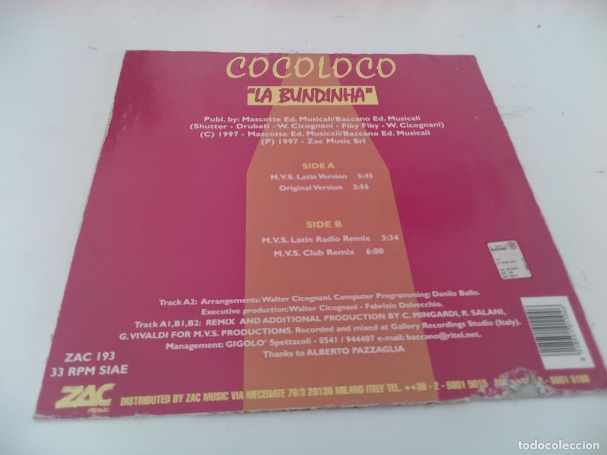 Discos de vinilo: Cocoloco-bundinha.maxi - Foto 2