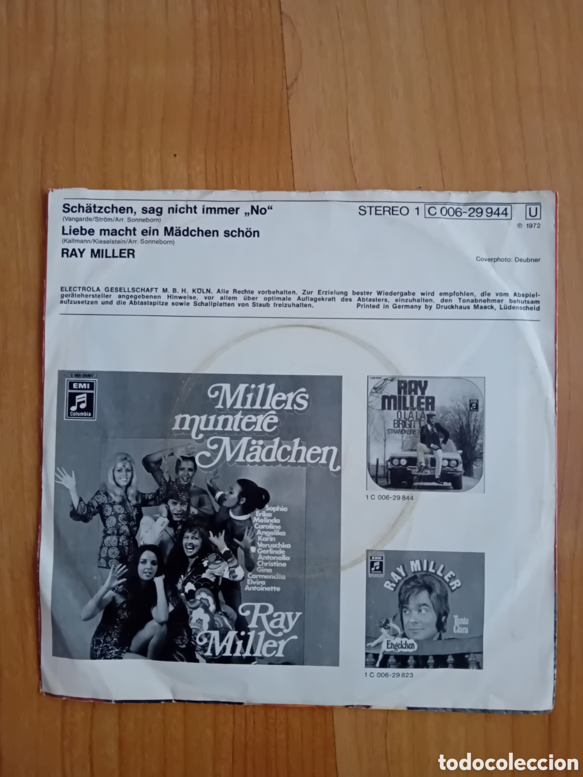 Discos de vinilo: RAY MILLER. SCHATZCHE... LIEBE MACHT - Foto 2