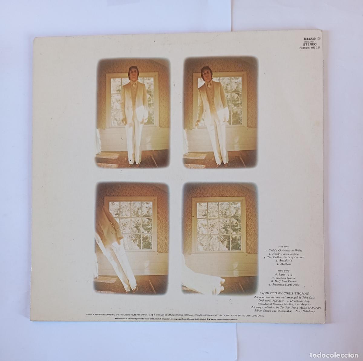 Discos de vinilo: JOHN CALE - PARIS 1919 - LP. TDKDA69 - Foto 2