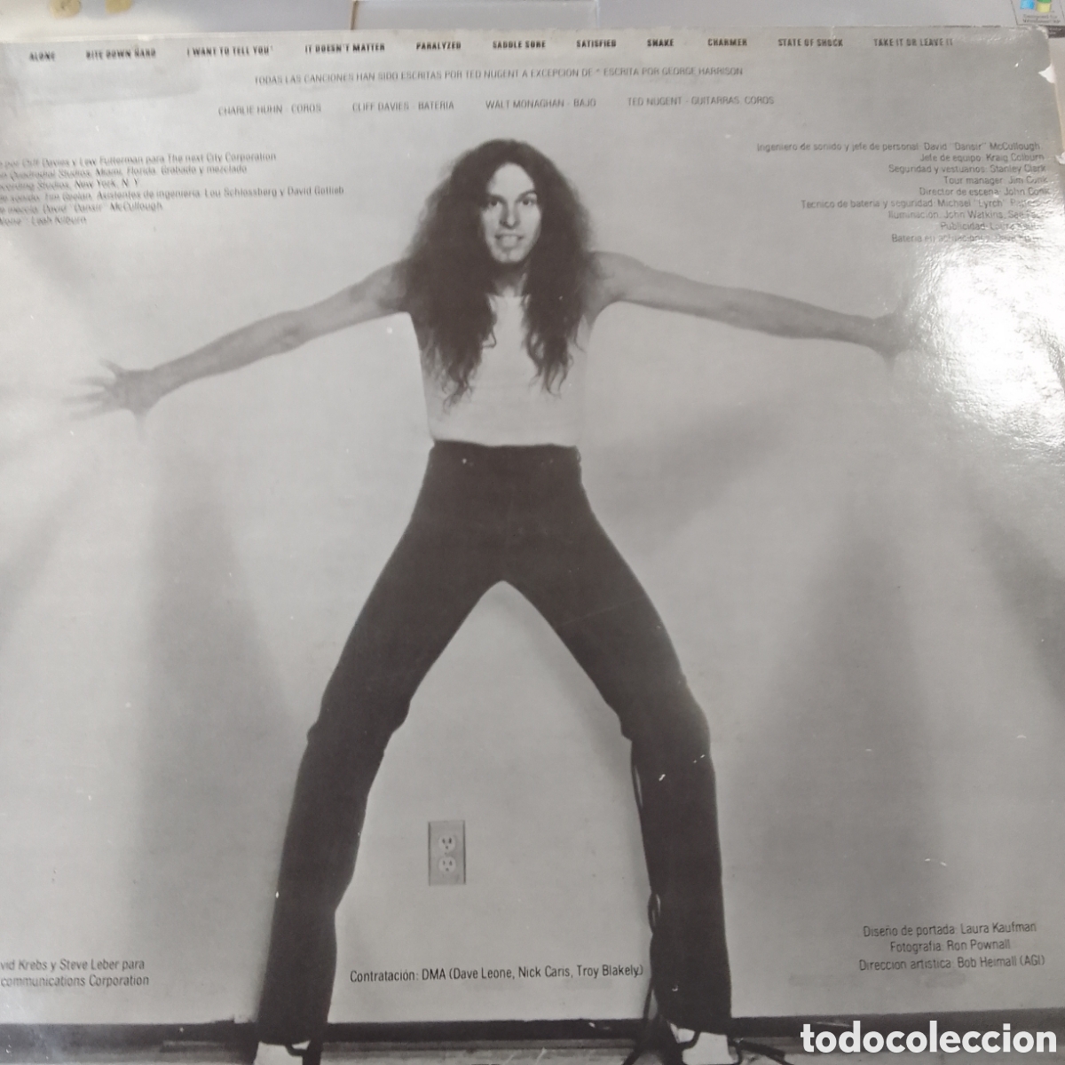 Discos de vinilo: TED NUGENT STATE OF SHOCK - Foto 2